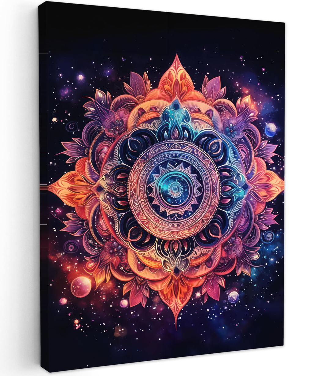 MuchoWow© Wall Pictures Large 120 x 80 cm XXL Bedroom Home Decoration Home Picture Living Room Photo Canvas Wall Pictures Canvas Wall Decor Buddha - Zen - Gold - Luxury - Spiritual