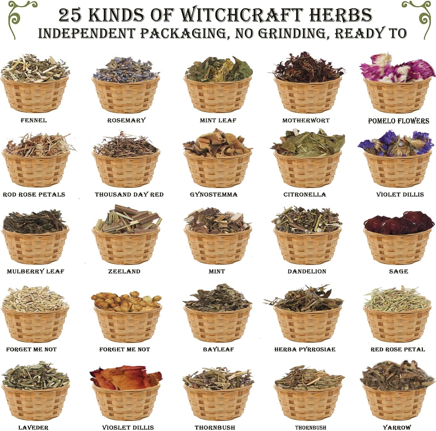 Witchcraft Supplies Kit, 85 PCS Wiccan Supplies and Tools | Include Dried Herbs, Crystal Jars, Colored Candles and Parchments, for Beginners Witches Pagan Altar Decor