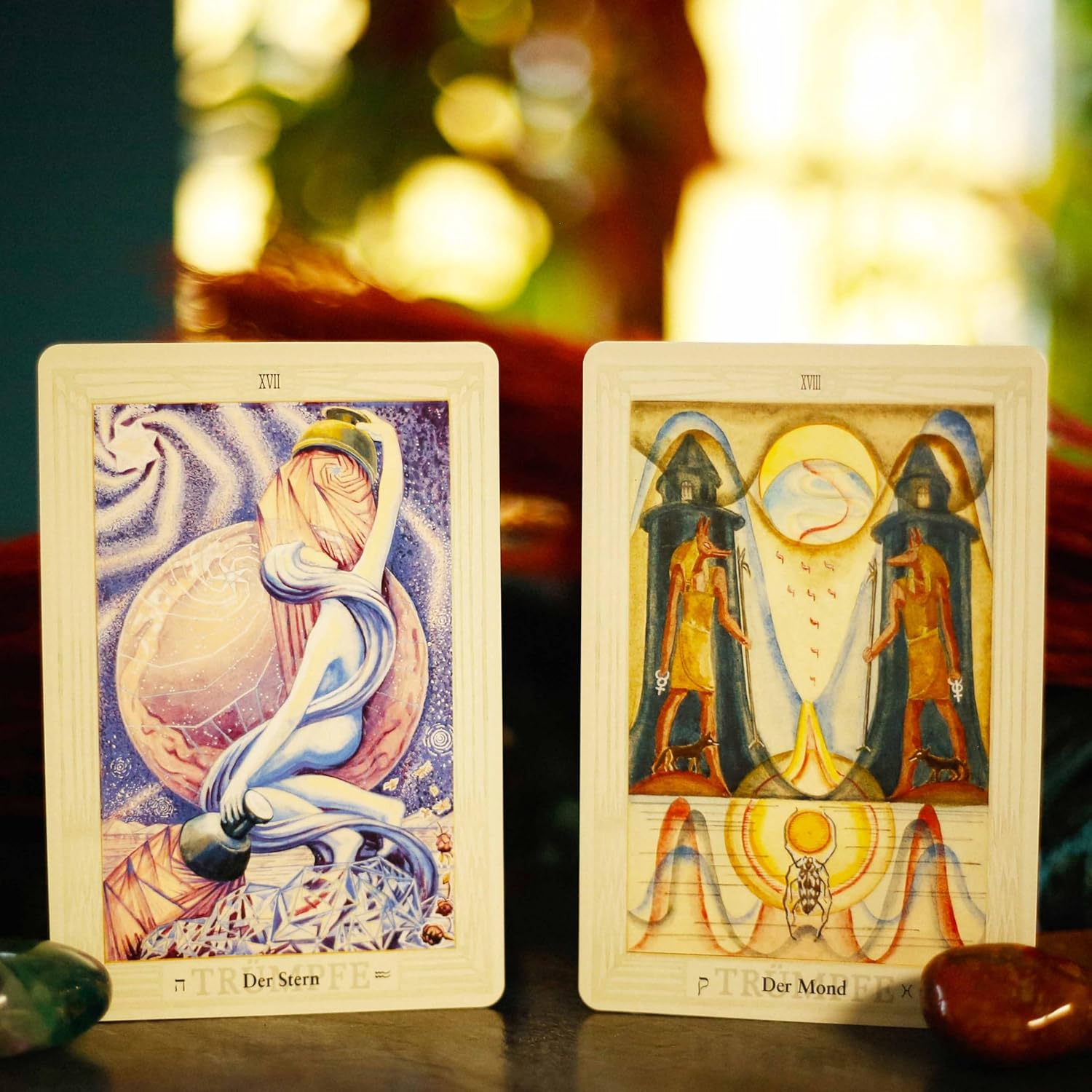 Aleister Crowley Thoth Tarot Standard DE: 78 Karten mit Anleitung (Original-Farben!)
