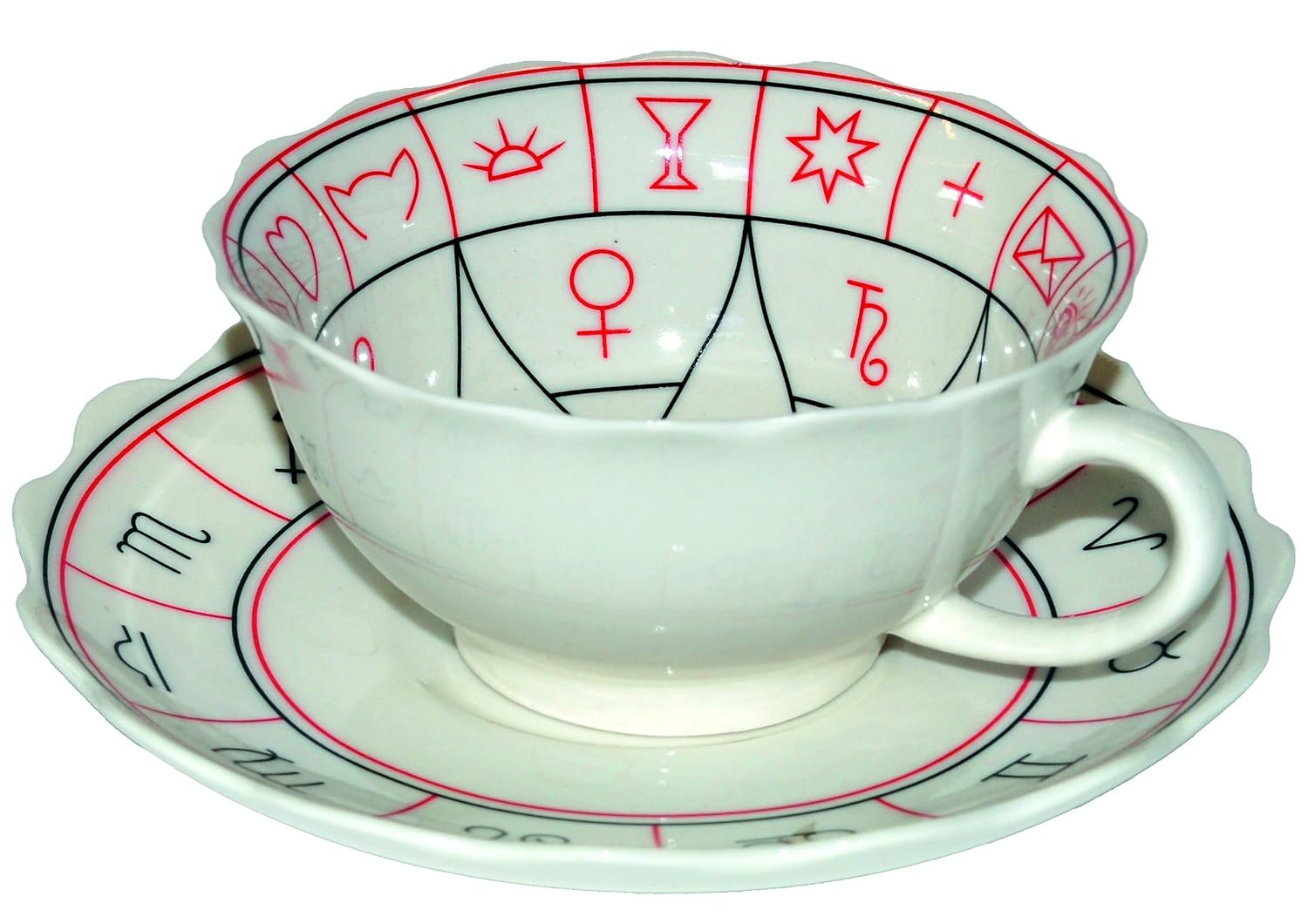 The Cup Of Destiny: A Traditional Fortune-Teller's Cup and Saucer plus Illustrated Book of Interpretations