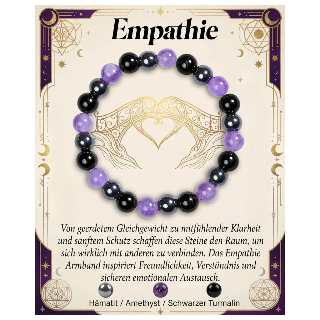 Bivei Armband Stärkendes Kristall Heilungsarmband 8MM - Dehnbares Elastischer Perlenarmband für Damen & Herren als Geschen