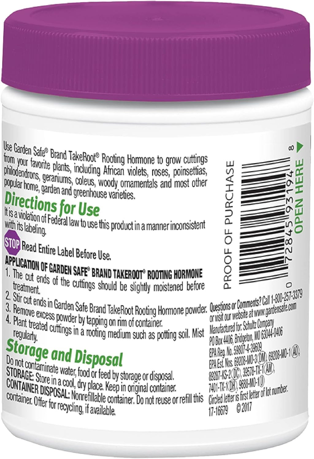 Garden Safe Wurzelwurzelhormon, fördert die Wurzelbildung, wächst Neue Pflanzen aus Stecklingen, (12er-Pack) 57 ml