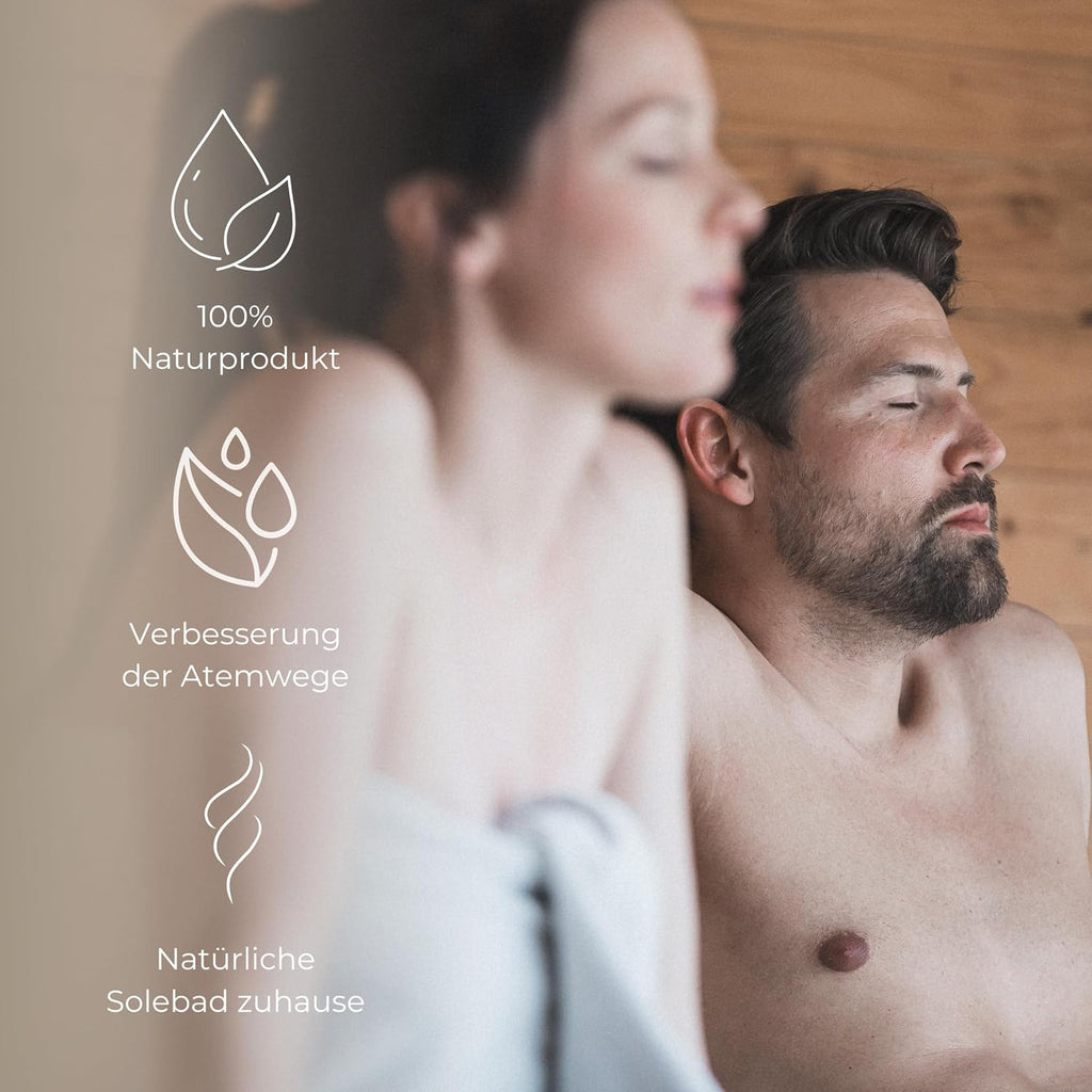 1 kg Himalaya Salzkristalle 2-5cm Brocken – Naturbelassene Salzkristalle aus Himalaya - Pakistan, Saunasalz für Sauna & Solebad, Hochwertiges Ursalz für Wellness & Detox