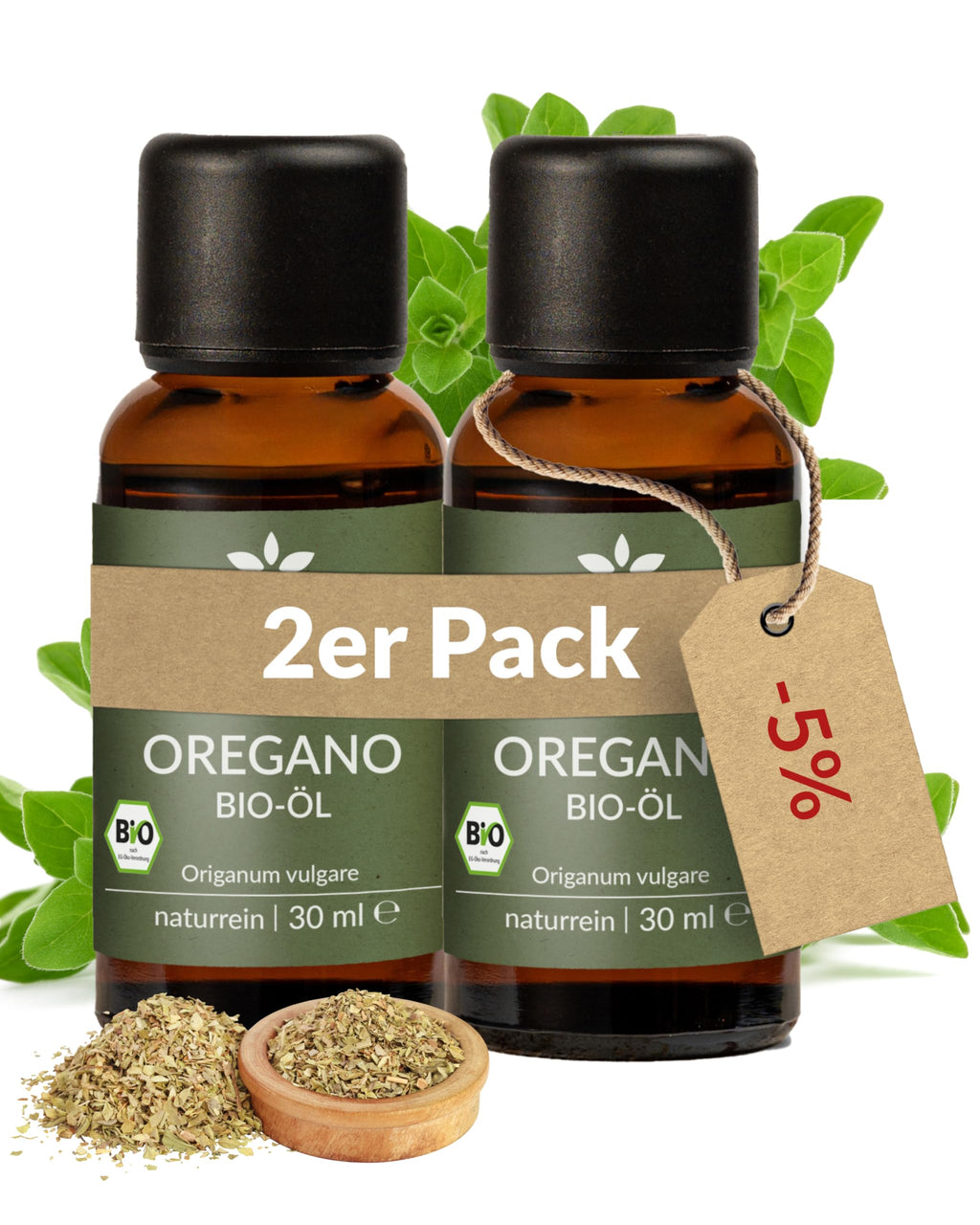 Heldengrün® BIO Orangenöl [100% NATURREIN] Kaltgepresst aus echten Orangen - Orangenöl zum Verzehr - Ätherisches Öl - Duftöl Orange Oil