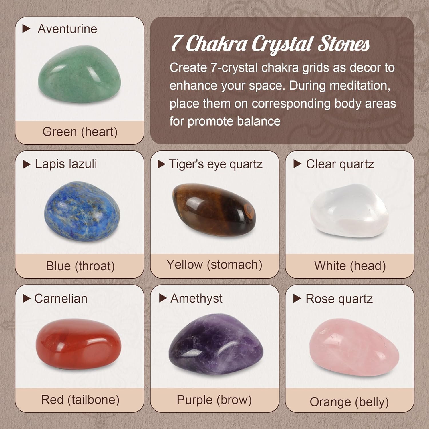 Traditionelle Klangschale 8cm mit 7 Chakra Kristallen, Handgefertigt in Nepal für Meditation und Yoga - Geschenkidee für Frauen und Männer