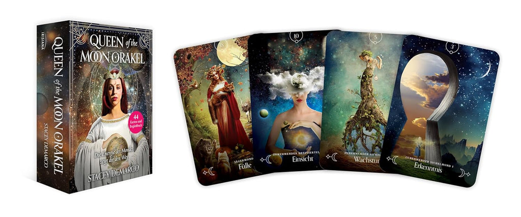 Queen of the Moon Orakel: Die Energie des Mondes zeigt dir den Weg - 44 Karten und Begleitbuch
