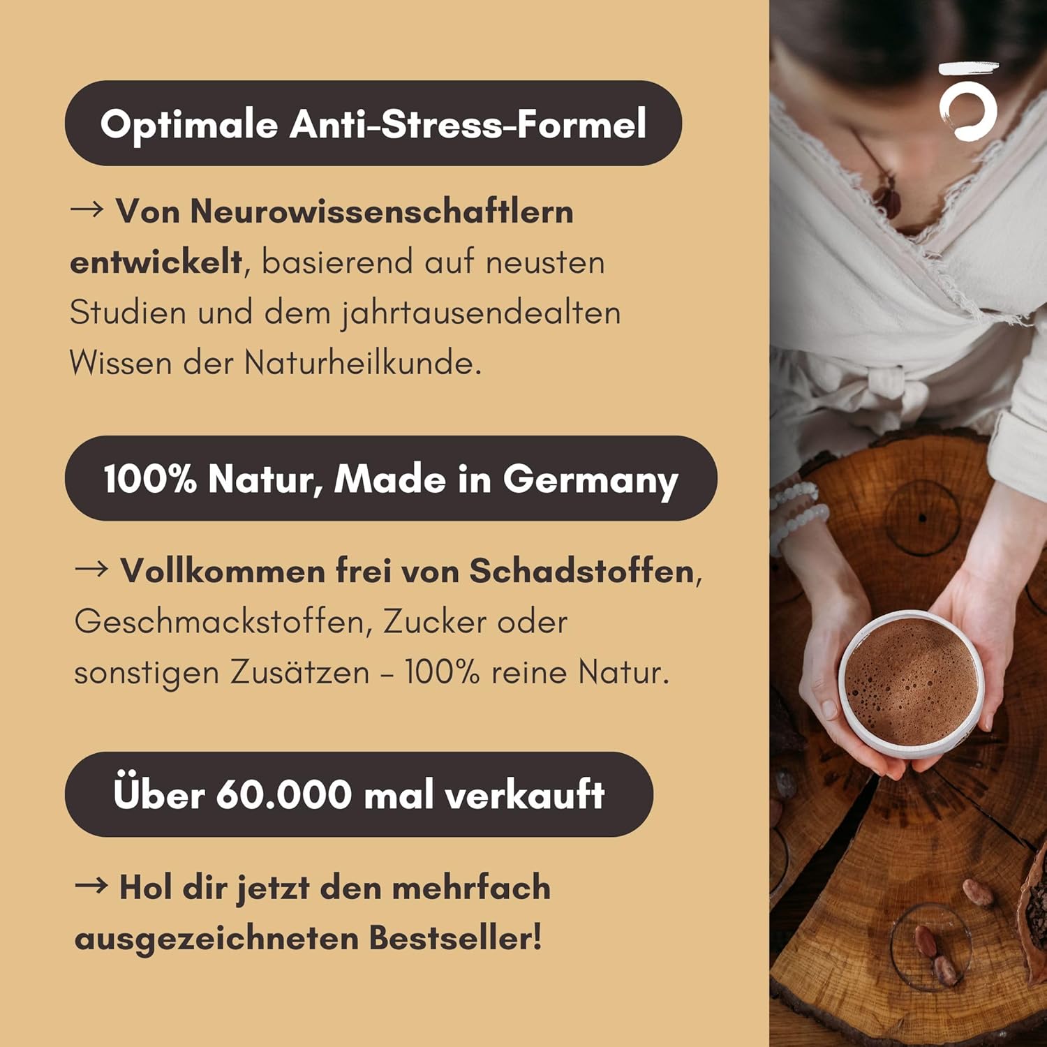 Yagcho – Ashwagandha Komplex 12x150g I Mit Reishi, Rosenwurz & Cordyceps I Ohne Zusatzstoffe – vegan & laborgeprüft I Adaptogene Kombination für deinen Alltag – Nahrungsergänzung