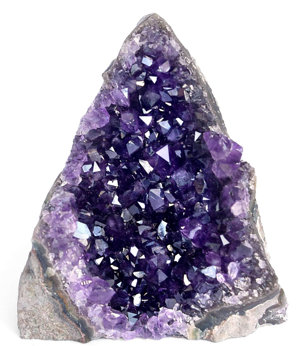 Deep Purple Project Amethyst Druse Stein Echt (250 gramm bis 500), Amethyst Geode Groß, Kristalldruse aus Uruguay