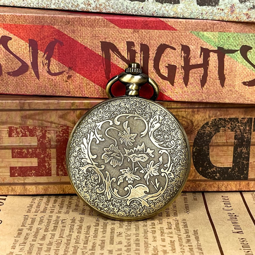 Black Obsidian Scrying Mirror, Obsidian Feng Shui Mirror, Witches Mirror Presents, Witchcraft kit Divination Tools (Pocket Watch-4)