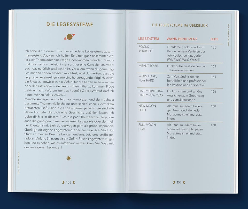 Astrologiekarten: Astrologiekarten mit Buch, Set für Anfänger: ausführliche Beschreibungen zu Fragen, Karten und Legetechniken