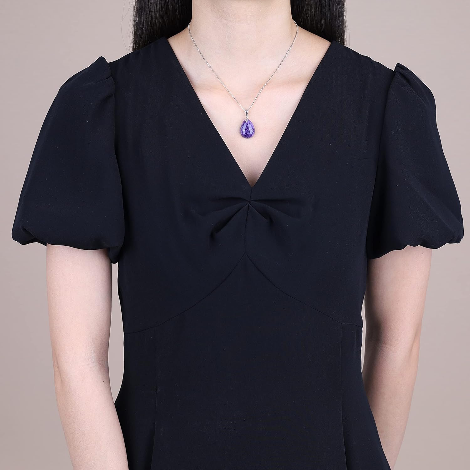 Coai Women's 925 Necklace with Angel’s Teardrops Pendant