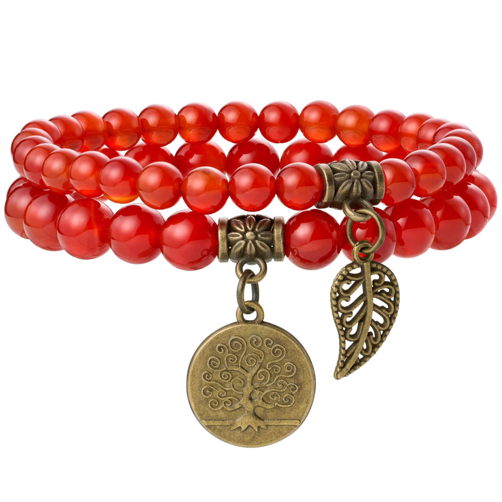 Farfume Chakra Armband Echte Steine, Echte Steine-Edelsteine Armband fur Damen