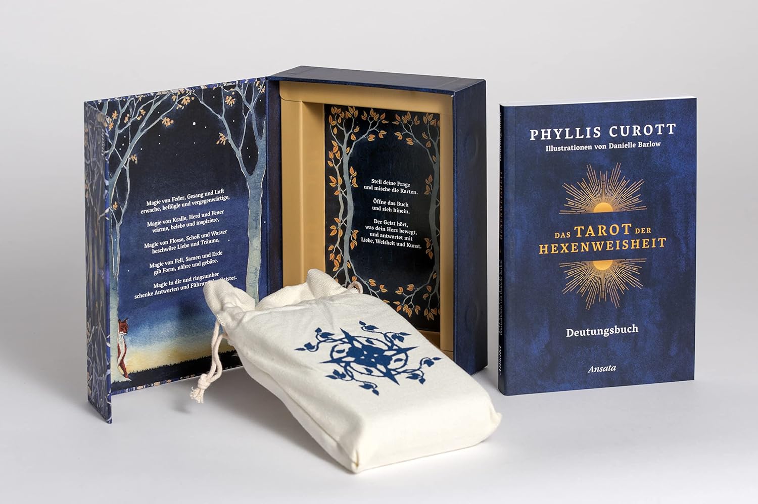 Das Tarot der Hexenweisheit: 78 Tarotkarten & Deutungsbuch mit 176 Seiten