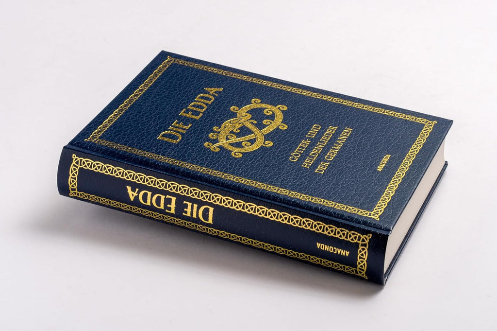 Die Edda - Götter- und Heldenlieder der Germanen: Die wichtigste Quelle altnordischer Mythologie. Gebunden in Cabra-Leder mit Goldprägung (Cabra-Leder-Reihe, Band 33)