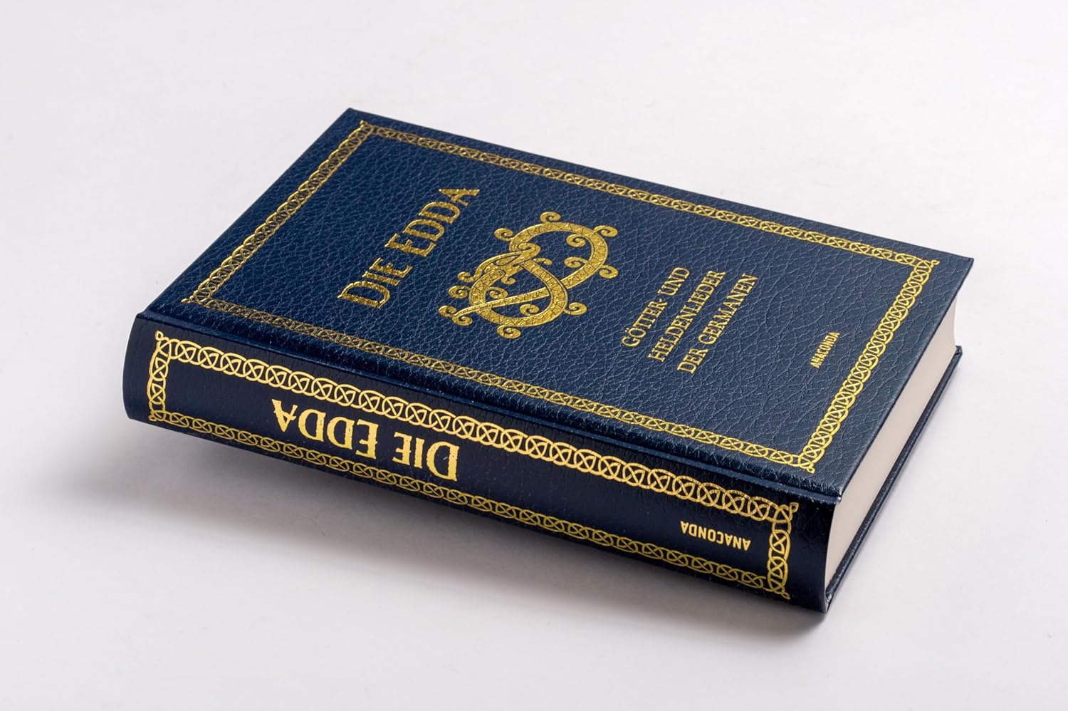 Die Edda - Götter- und Heldenlieder der Germanen: Die wichtigste Quelle altnordischer Mythologie. Gebunden in Cabra-Leder mit Goldprägung (Cabra-Leder-Reihe, Band 33)