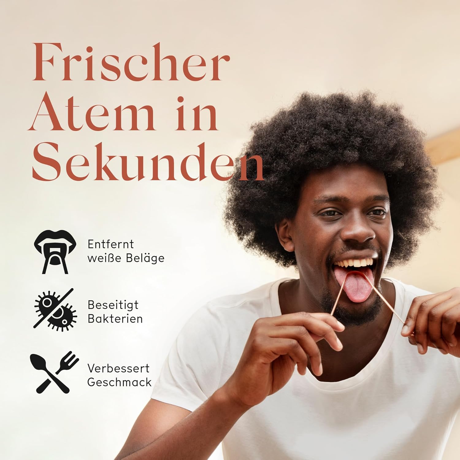 Arista Zungenreiniger aus Kupfer, Zungenschaber Kupfer, Mundgeruch Bekämpfen, Ayurvedischer Zungenschaber, Zungenreiniger Kupfer, Antimikrobielle Wirkung, Zungenkratzer, Zungenreiniger Ayurveda