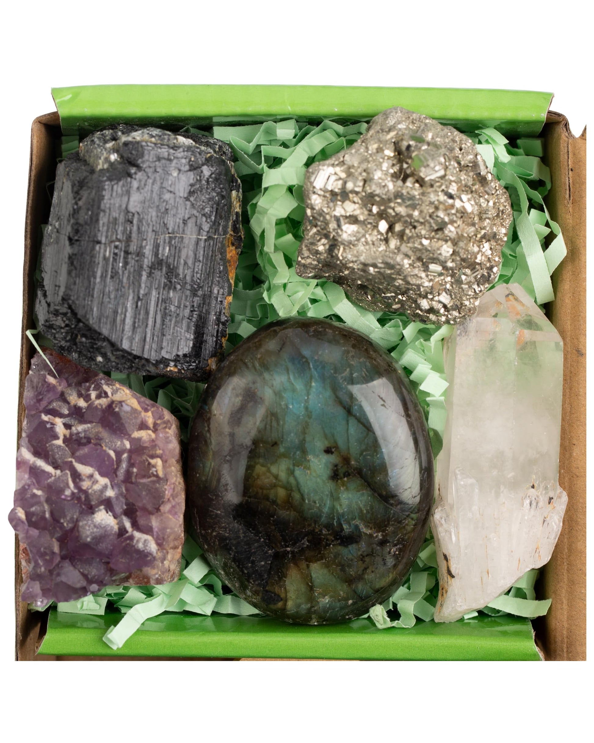 QianCannaor Crystals Healing Stones Set, Natural Minerals and Gemstones for Anxiety, Relaxation, Stress, Crystal Therapy, Meditation, Reiki, Healing Crystal Gift Set