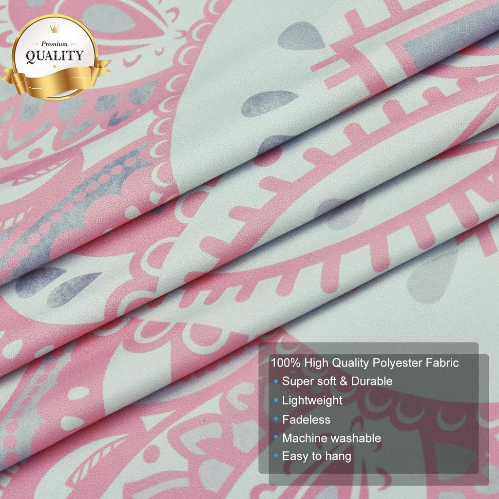 Alishomtll Mandala Wandtuch Bohemian Wandteppich Indian Wandbehang Psychedelisch Deko Wall Hanging Tapestry Tapisserie Groß 210 x 150cm