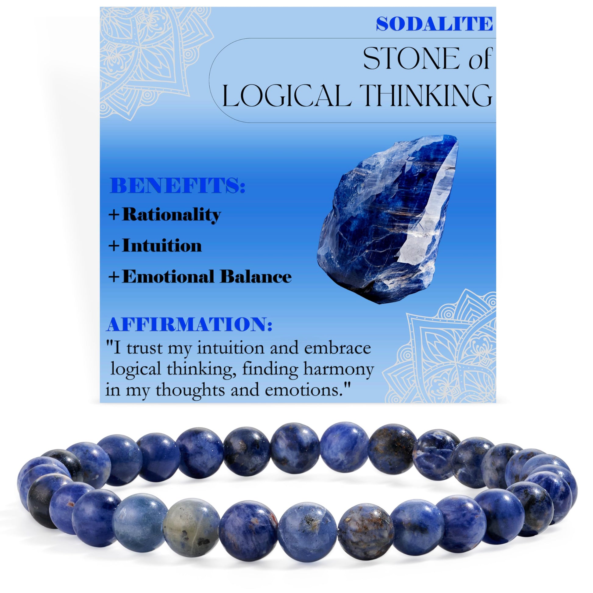 Bivei Pearl Bracelet for Women 6 mm Semi-Precious Stone Stretchy Elastic Jewellery Yoga Gifts