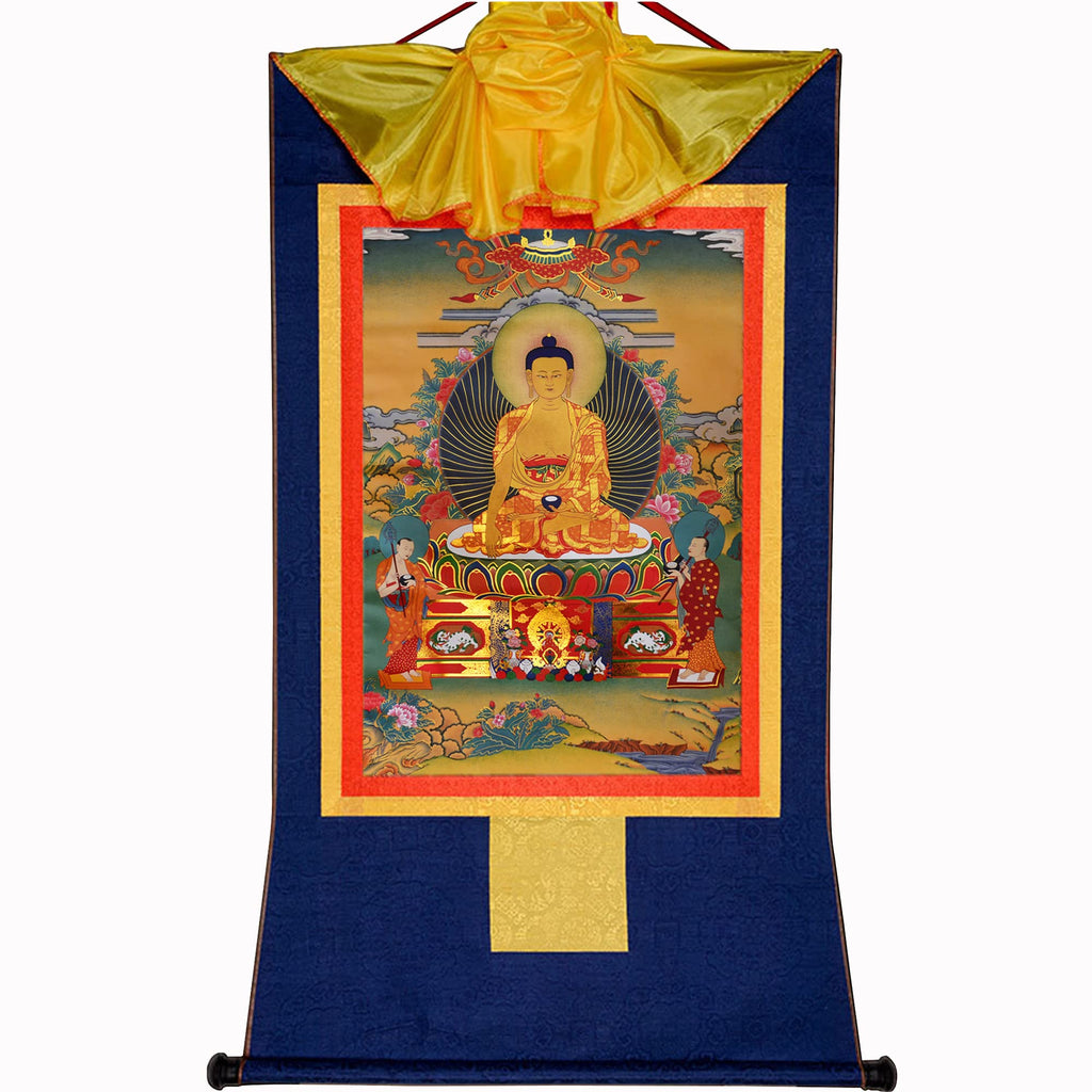 Gandhanra Green Tara Thangka Tibetan Thangka Art - Hot Stamped Buddha Tapestry for Zen Home Decor, Meditation, Spiritual Relaxation, and Peace