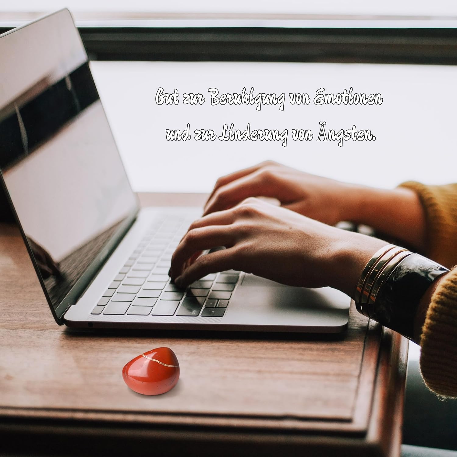 4-5cm Roter Jaspis Heilsteine Kristalle Polieren Groß Edelsteine Steine Rohstein Trommelsteine Kristall Sorgenstein Handschmeichler Stein Meditation Angst Stress Relief 1PC