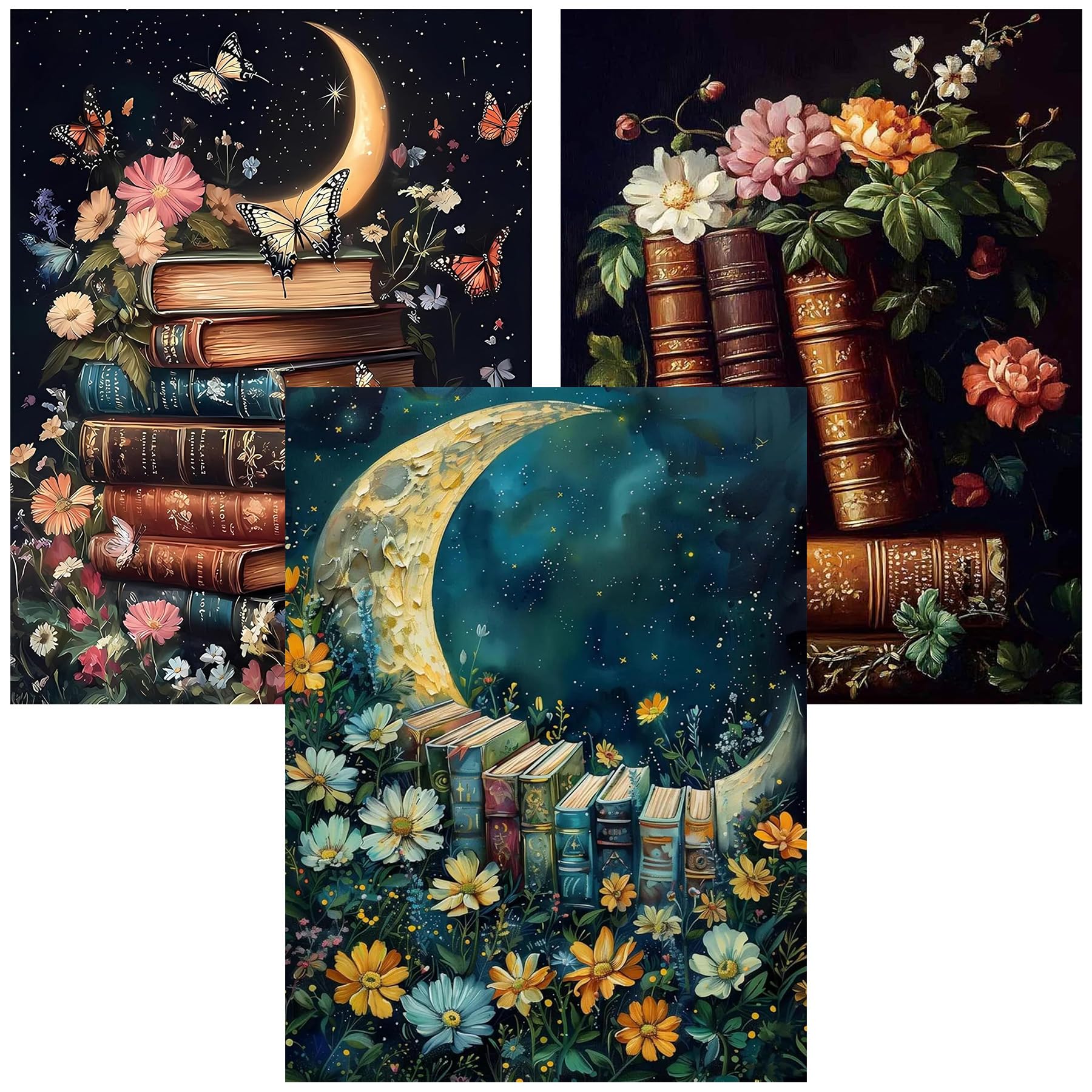 Axquilon 3 Pack Tarot Diamond Art Kits for Adults 12x16 inch