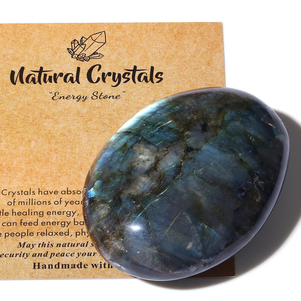 AWARDSEN 1 PCS 2.4" Amethyst Edelsteine Groß, Violett Kristall Oval Heilung Kristall für Reiki Heilung, Wiccan Lieferungen, Balancing Meditation Zubehör