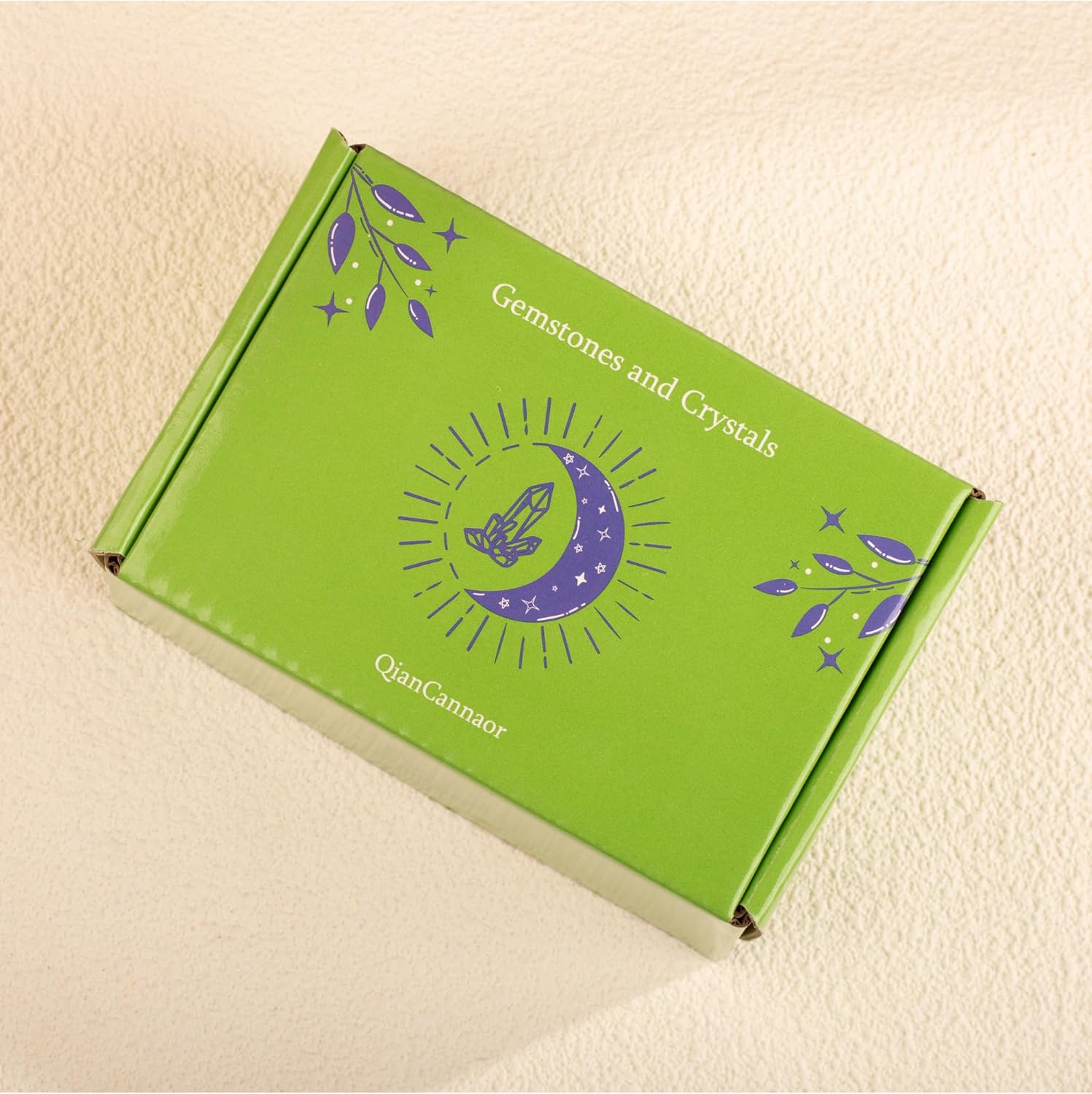 QianCannaor Crystals Healing Stones Set, Natural Minerals and Gemstones for Anxiety, Relaxation, Stress, Crystal Therapy, Meditation, Reiki, Healing Crystal Gift Set