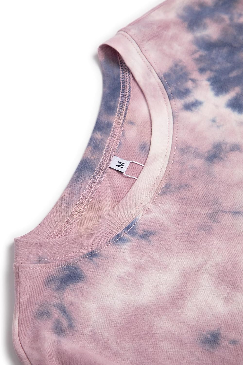 Remidoo Women's Casual Oversized T Shirt Short Sleeve Graphic Tee Letter Tie Dye Shirts