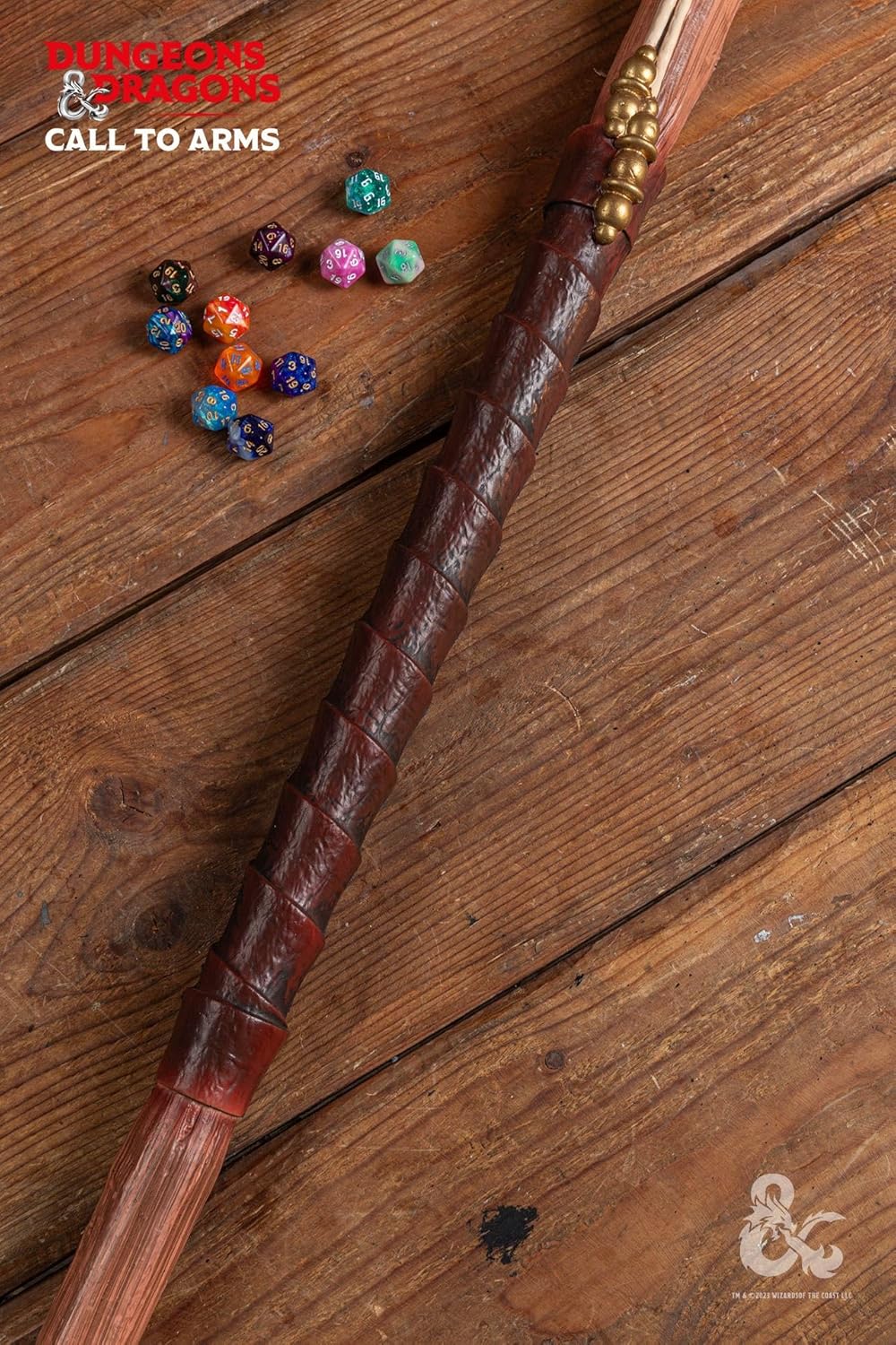 Burgschneider - Dungeons & Dragons Schaumstoff-Zauberstab - Kleidung für Larp, Mittelalter, Cosplay und Fantasy