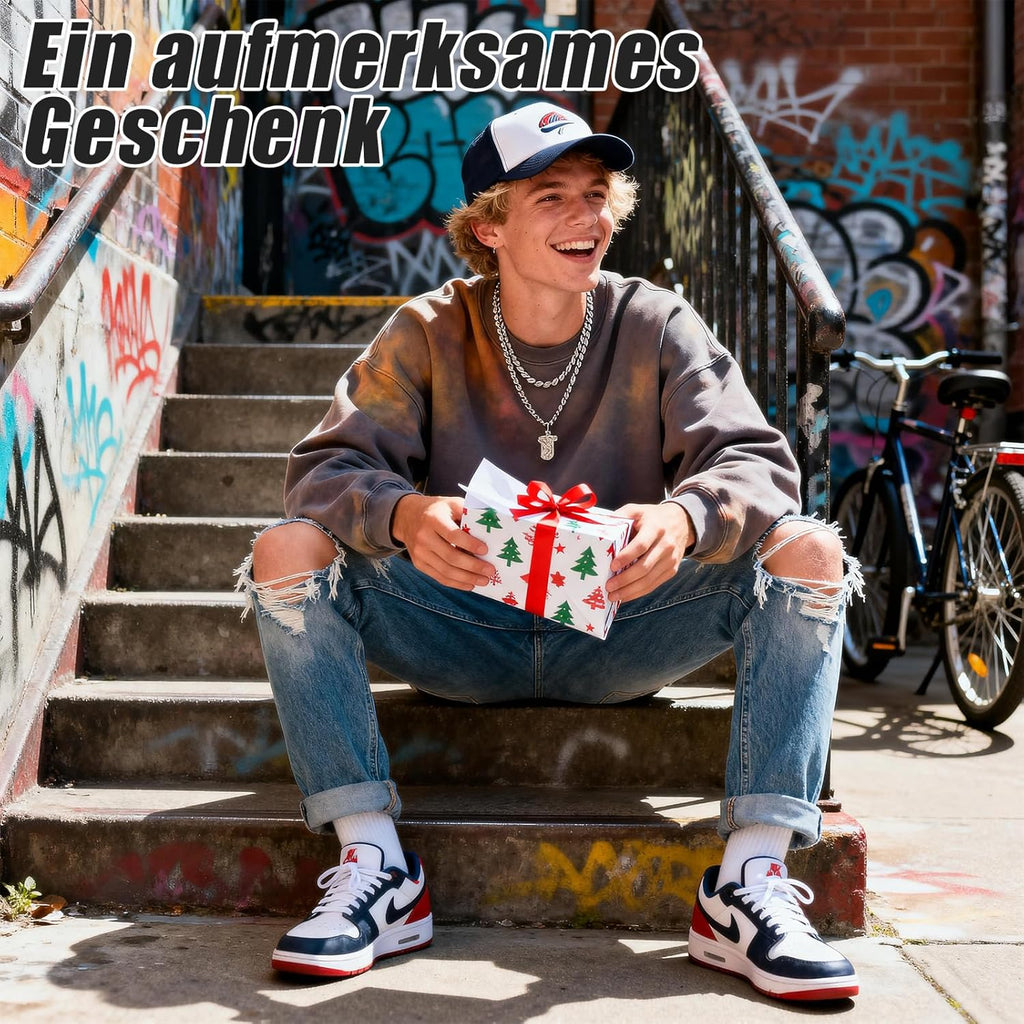 Guardian Bell Biker Bell Reitglocke Motorrad Glöckchen mit Schlüsselanhänger und Ring, Biker Glücksglocke mit Beutel