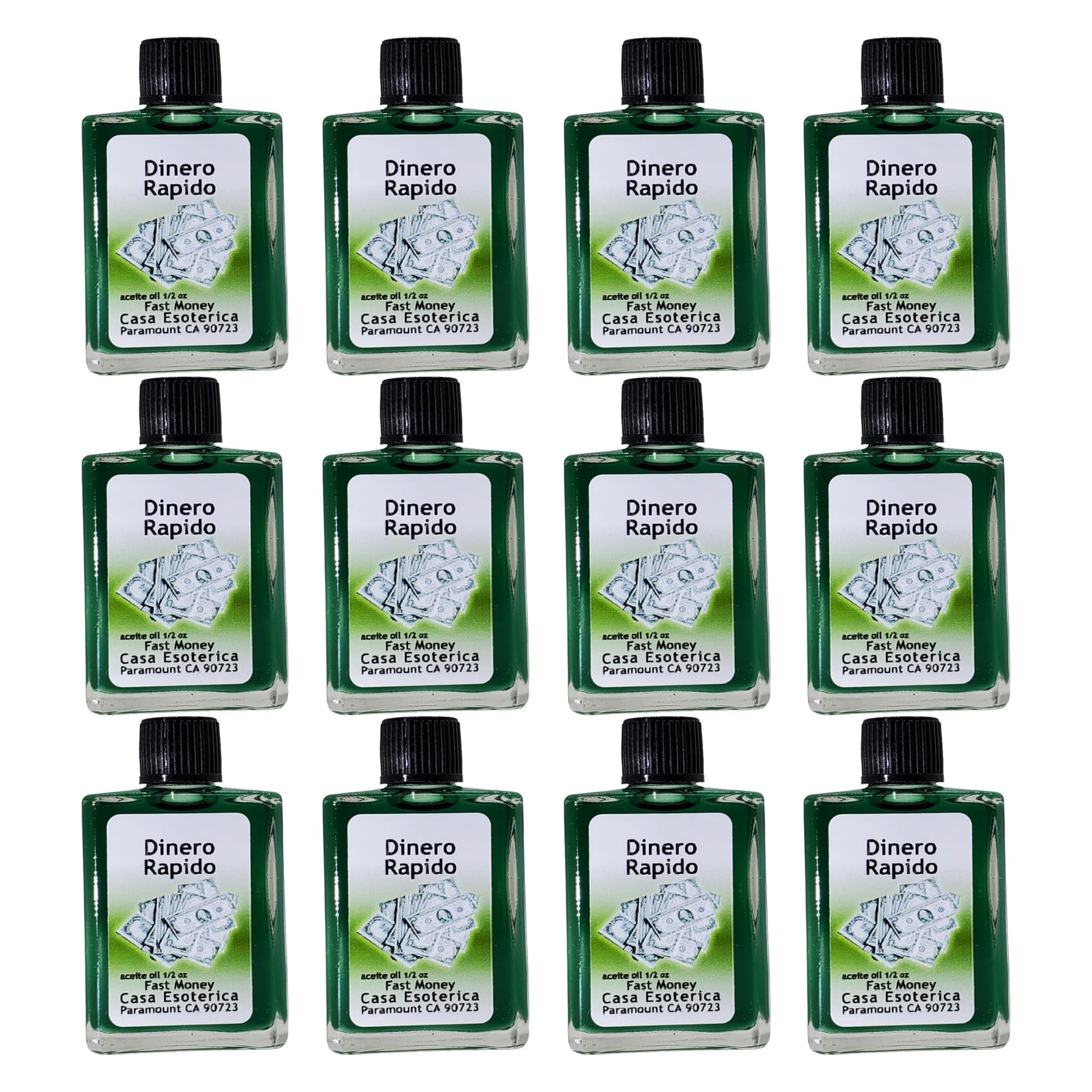 Money Drawing Oil (Ven Dinero Aceite) Spiritual Anointing Oil by CASA ESOTERICA MAGICK SPACE - 0.5 FL OZ (1 Pack)