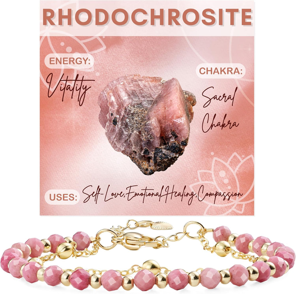 Farfume Edelstein Perlen Armband für Frauen, 4mm Kristall Silber 925 Naturstein Schmuck Elastisch Armbänder Damen, Chakra Spirituelle Charms Armbänder Valentinstag Geschenke