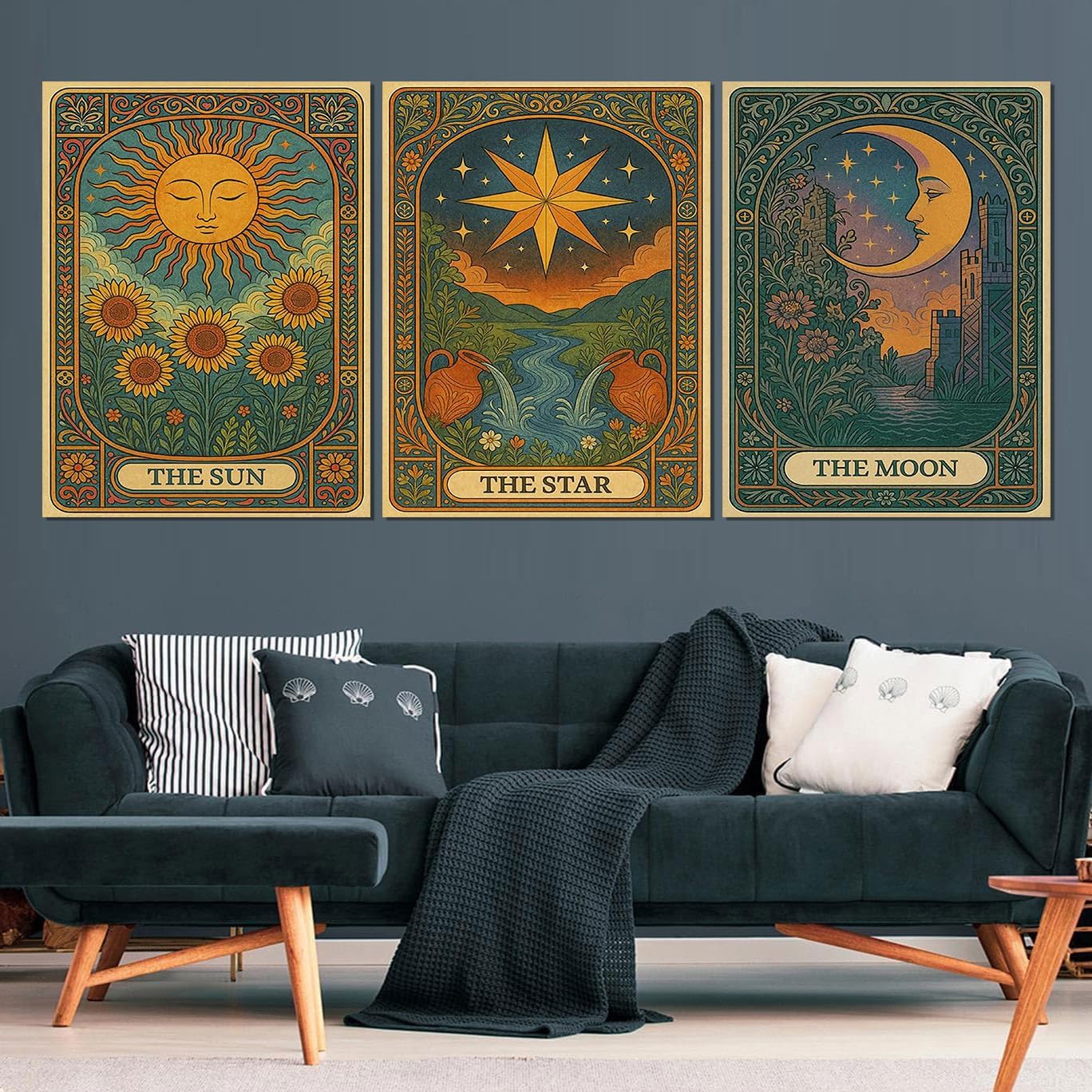 Axquilon 3 Pack Tarot Diamond Art Kits for Adults 12x16 inch