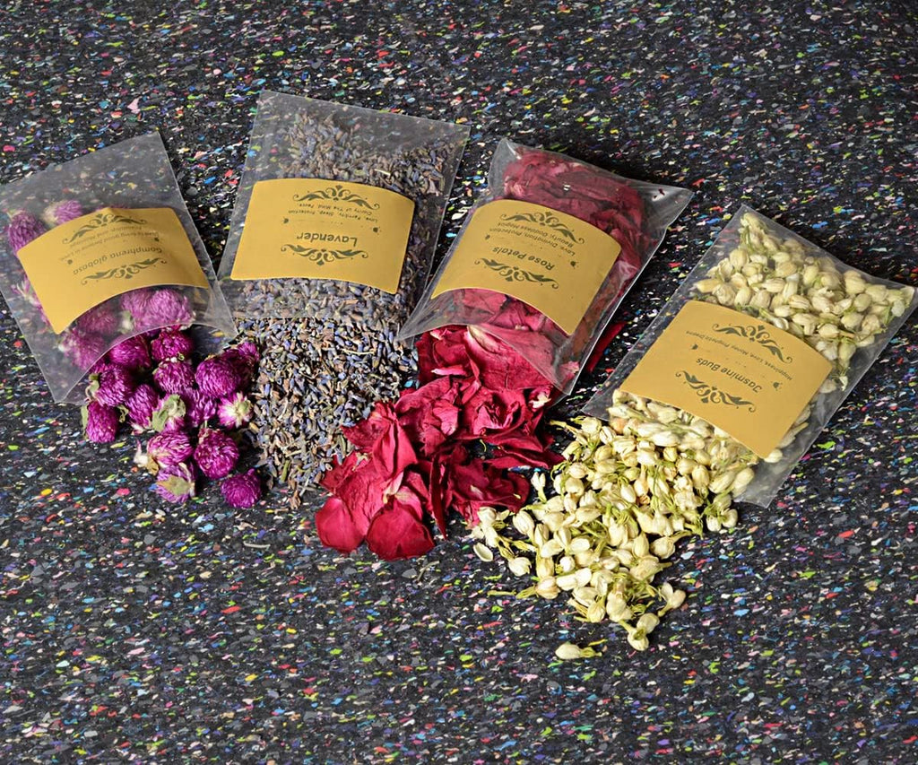 Dried Herbs for Witchcraft Supplies and Tools - 30 Wiccan Herbs for Protection, Herbal Magic, Spells, Wiccan Altar Bugs - Crystal Spoon Included