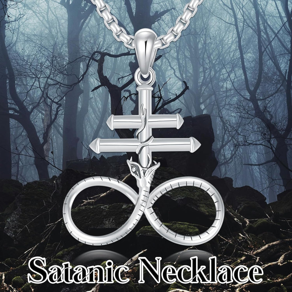 ROMANTICWORK Kreuz Kette 925 Sterling Silber Kreuz Halskette Kreuz Anhänger Christlicher Religiöser Gotischer Kreuz Schmuck Geschenke für Herren Männer Damen