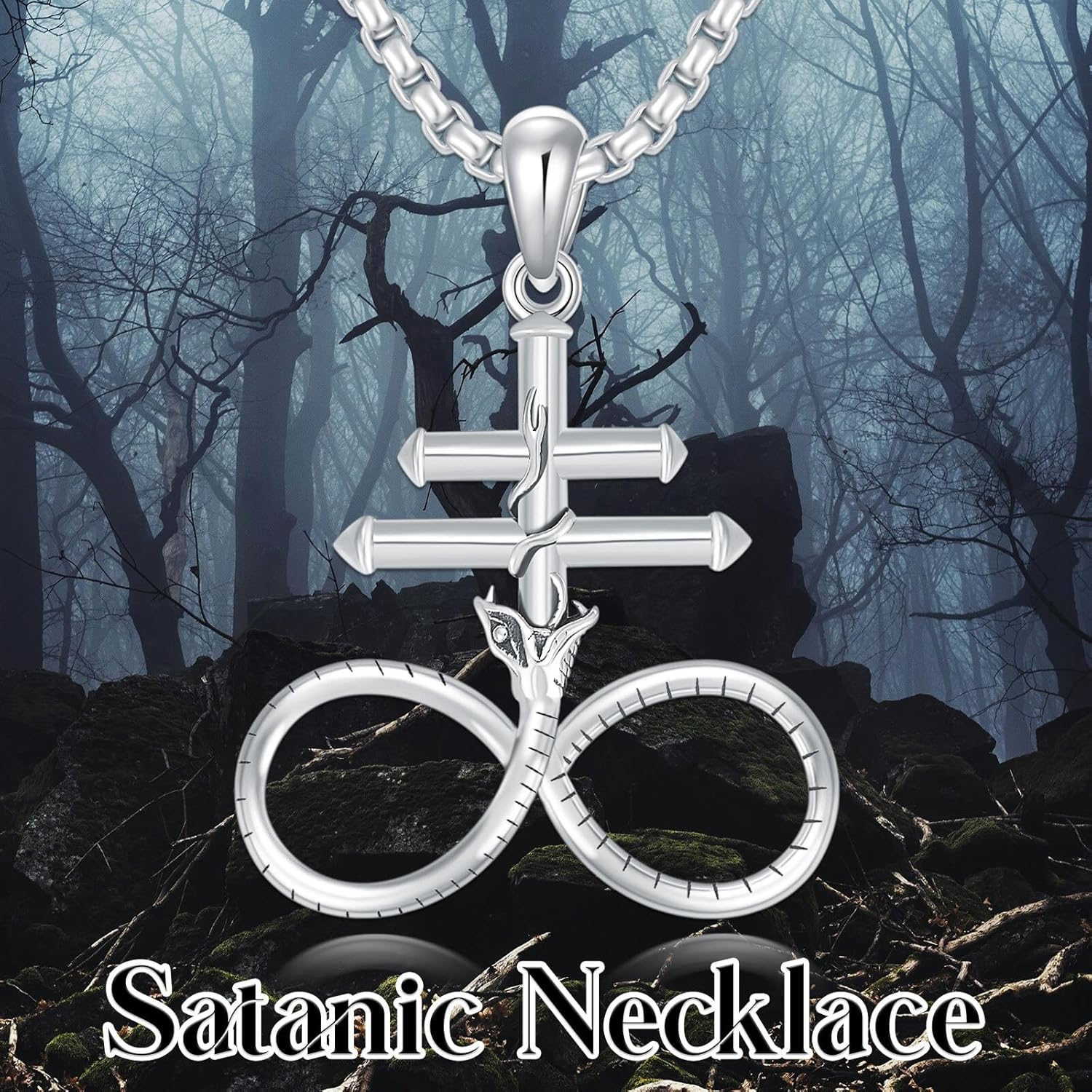 ROMANTICWORK Kreuz Kette 925 Sterling Silber Kreuz Halskette Kreuz Anhänger Christlicher Religiöser Gotischer Kreuz Schmuck Geschenke für Herren Männer Damen