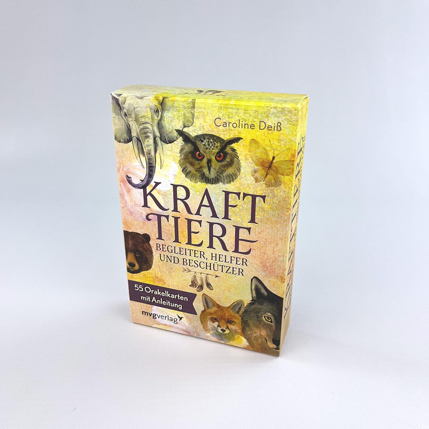 Krafttiere – Begleiter, Helfer und Beschützer: 55 Orakelkarten mit Anleitung. Ein spiritueller Begleiter für den Alltag