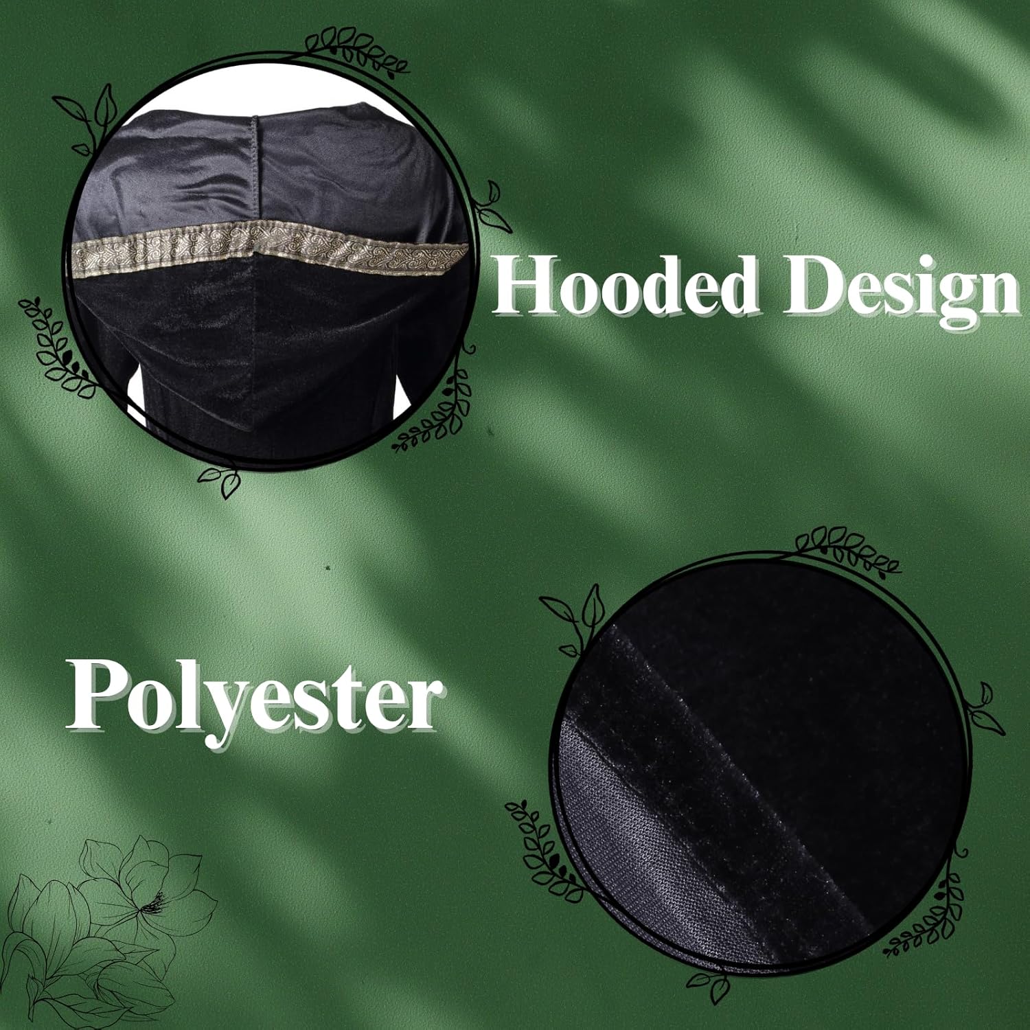 Colorful House Women Medieval Tea Party Dress Victorian Era Bubble Sleeves Velvet High Waist Long Dress with Belt and Gloves