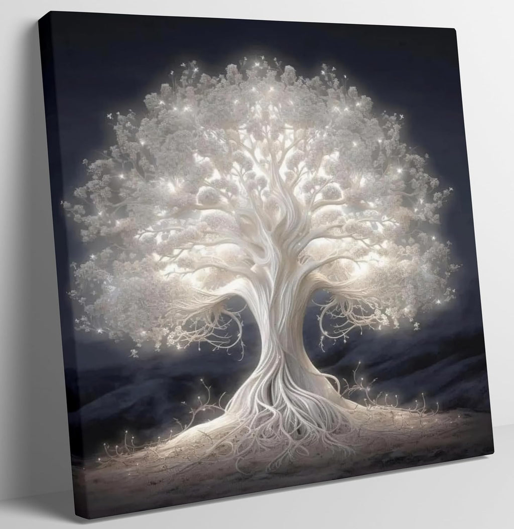 Tree of Life Canvas Wall Art Abstract Myth Tree of Life Painting Picture Wall Decor spiritual office Poster Print Artwork for the Living room office meditation room bedroom hotel Home Decoration