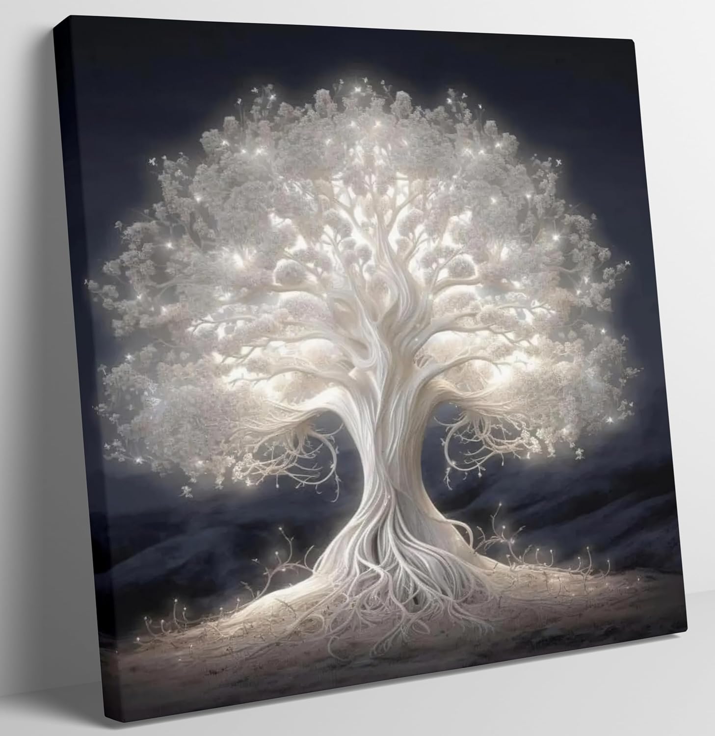 Tree of Life Canvas Wall Art Abstract Myth Tree of Life Painting Picture Wall Decor spiritual office Poster Print Artwork for the Living room office meditation room bedroom hotel Home Decoration