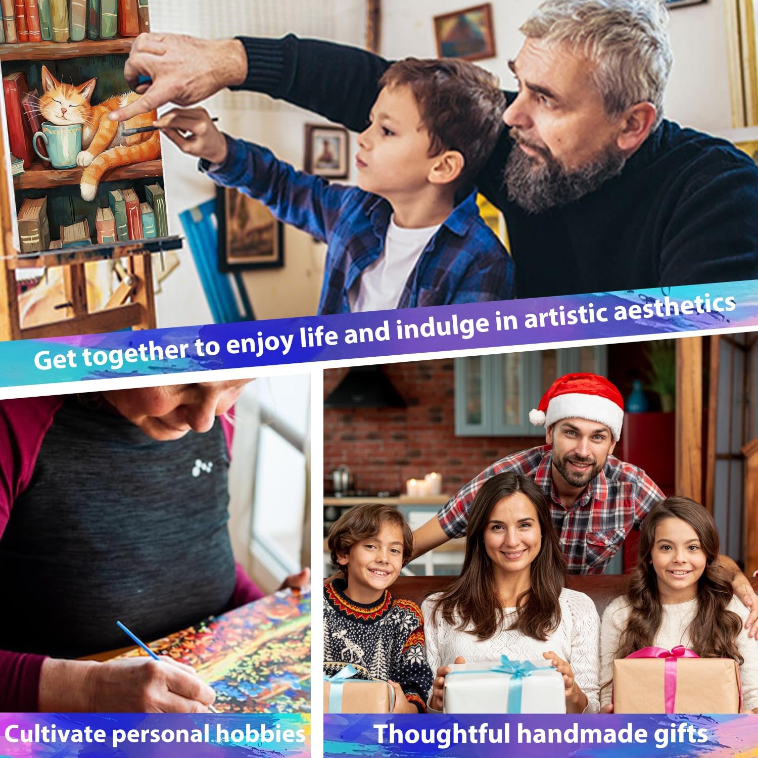 xcemhil Paint by Numbers Kit for Adults Eye, Paint by Number Eye and Lotus, Paint by Numbers Kits for Adults Beginner for Gift and Home Wall Decor 16x20 Inch