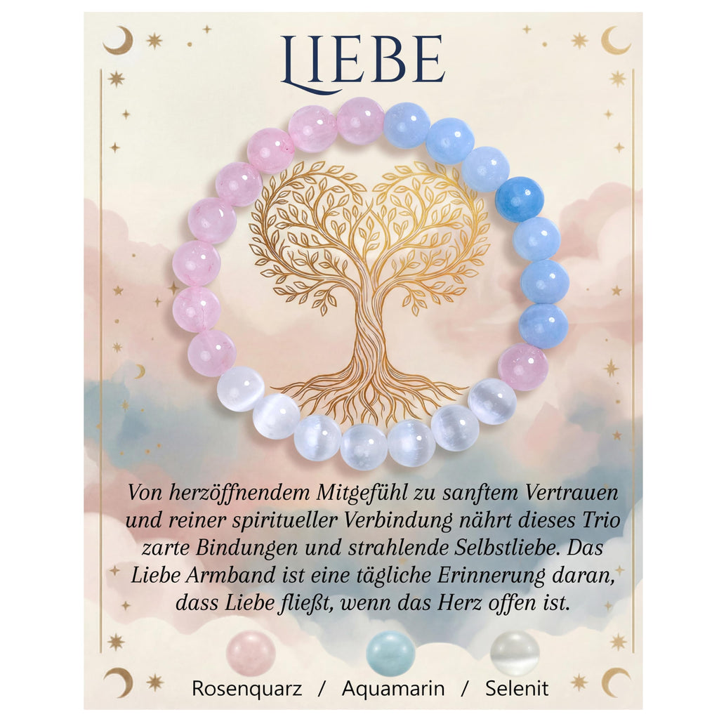 Bivei Armband Stärkendes Kristall Heilungsarmband 8MM - Dehnbares Elastischer Perlenarmband für Damen & Herren als Geschen