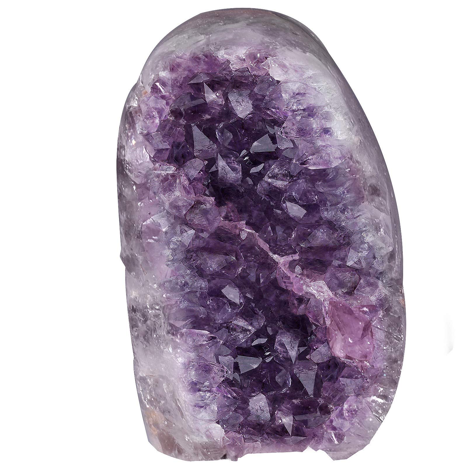 Natürlichen Amethyst Drusensegment Rohstück, Unregelmäßige Naturstück Dekorative Steine Drusenstück, Reiki Heilung Kristall Cluster Specimen Edelstein Fengshui Ornamente