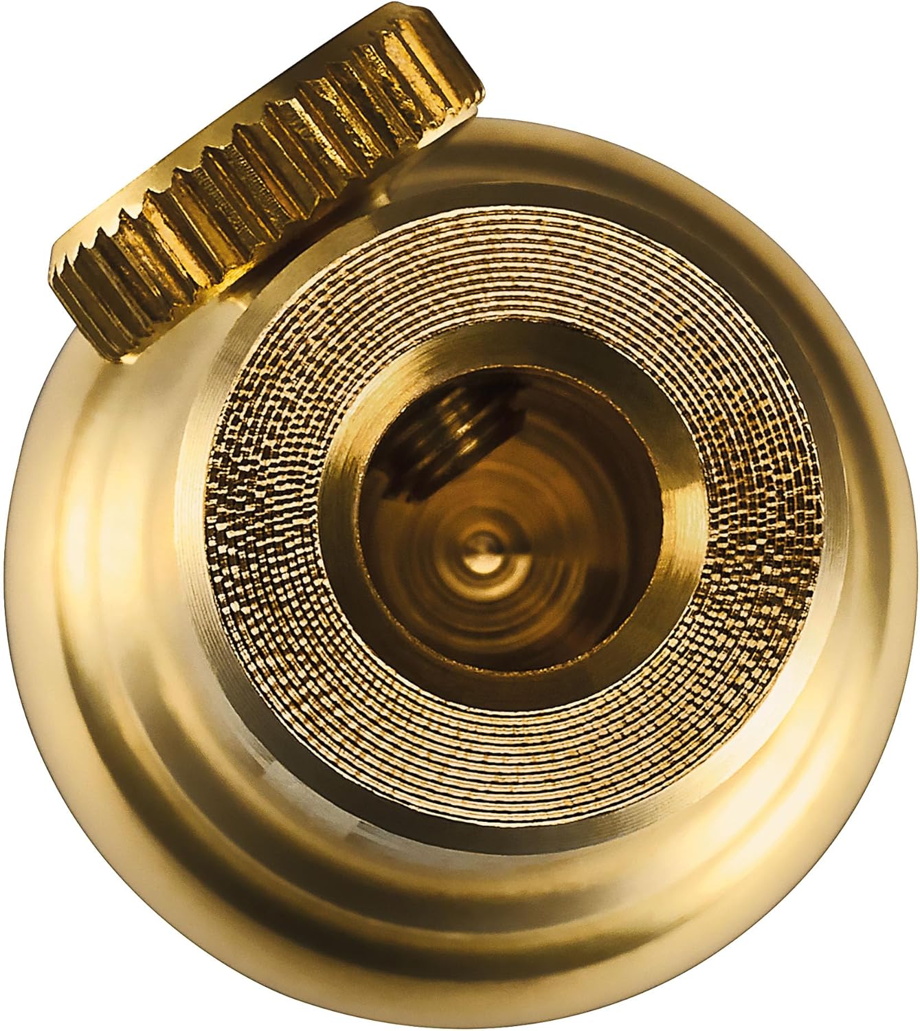 Sonic Energy Tuning Fork Attachment - Ball Base 46g - Made of ECOBRASS Gold - 20mm Attachment Surface - For Therapy and Massage (VF-RS)