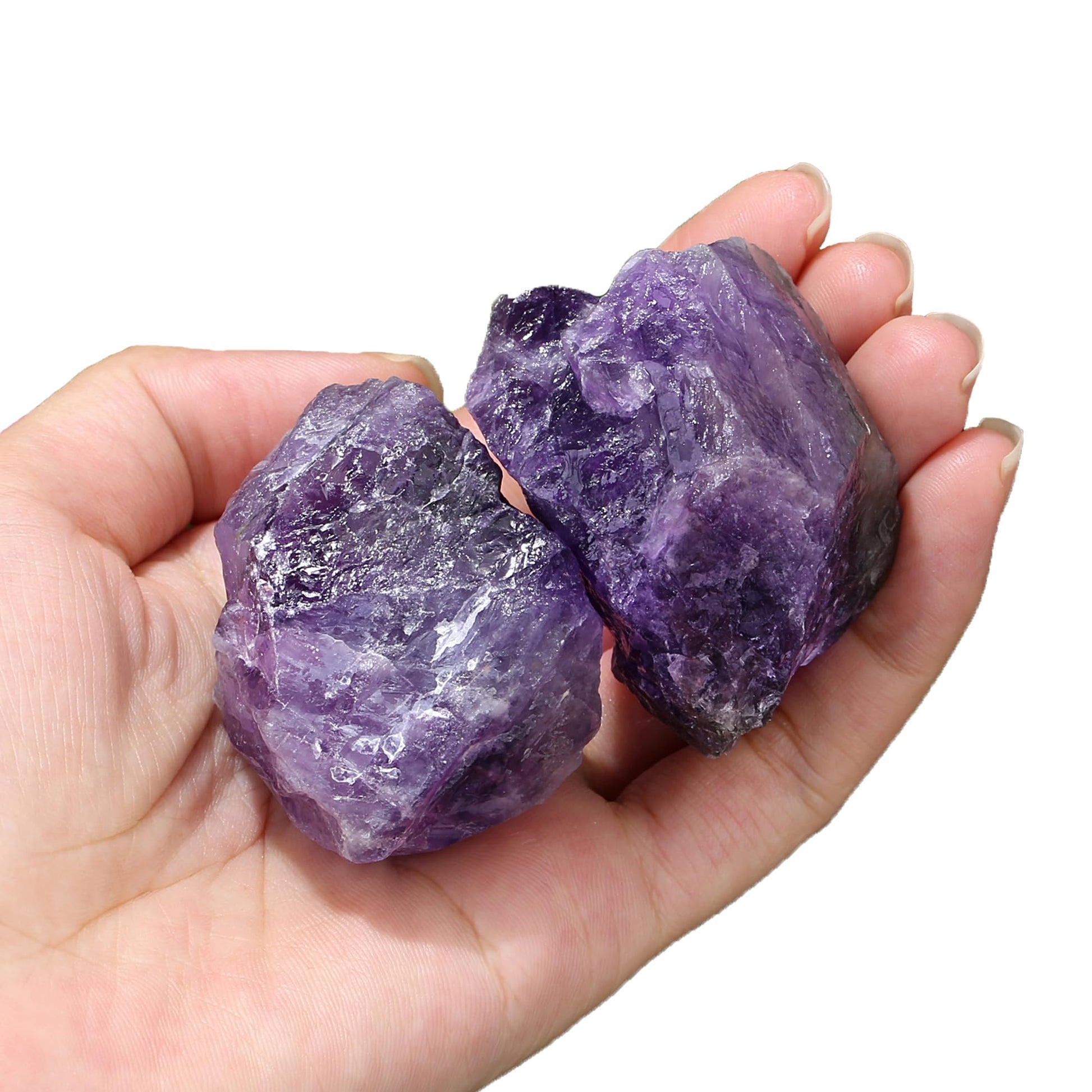 2 Pieces African Bloodstone Large Crystals Rough Stone Set Crystal Spiritual Stones Premium Water Stones Esoteric Gifts 4.5-5.5cm