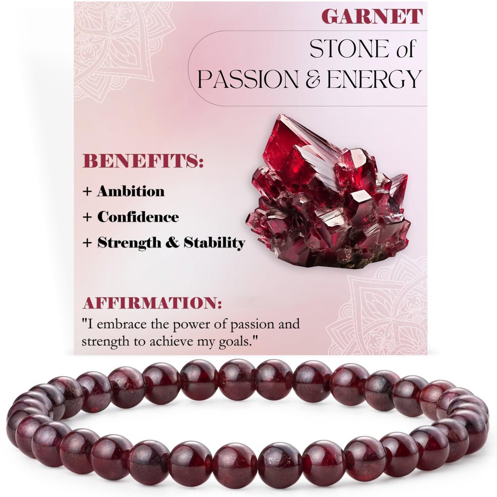 Bivei Pearl Bracelet for Women 6 mm Semi-Precious Stone Stretchy Elastic Jewellery Yoga Gifts