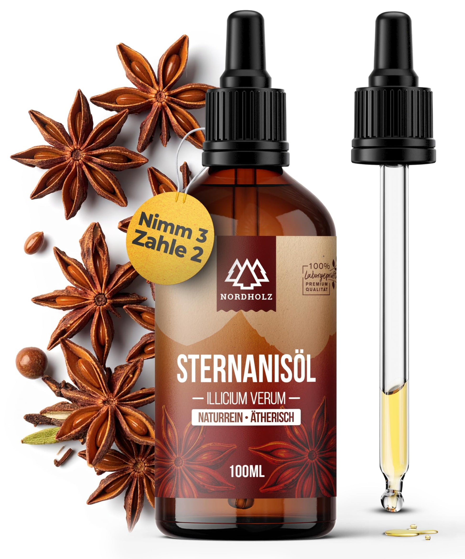Cedarwood Oil [100% Natural] Woody & Warm - Pharmaceutical Quality Essential Cedar Oil from Gentle Distillation - Laboratory Tested - For Sauna, Diffuser & Aromatherapy
