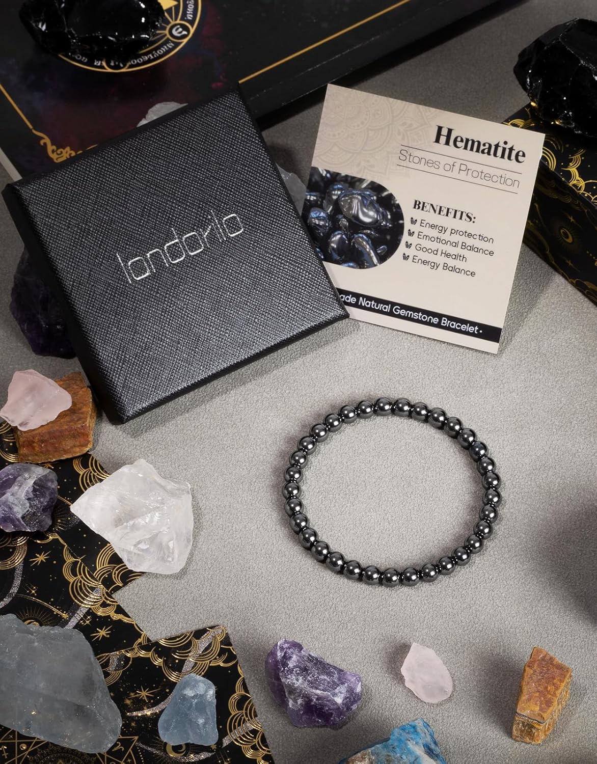6 mm Healing Stone Bracelet for Men and Women, Real Natural Stone Beads, Lucky Bracelet, Friendship Bracelet, Individual Gift for Good Friends and Sisters