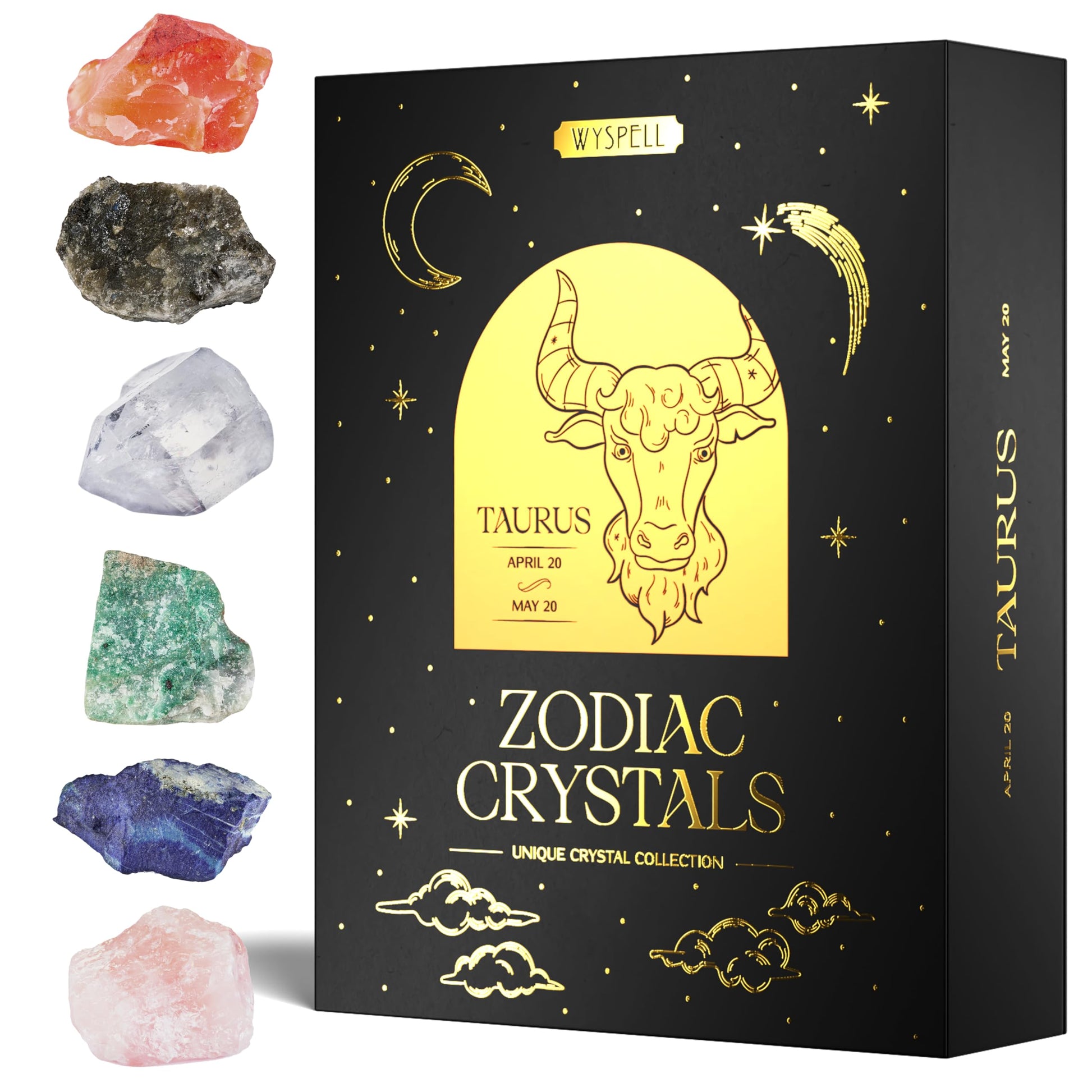 Bulk Crystals and Healing Stones 50 PCS - Real Mini Crystals for Spell Jars | Natural Crystals & Selenite Stick - Healing Crystal Set for Witchcraft Supplies - Beginners Set - Perfect Spiritual Gift